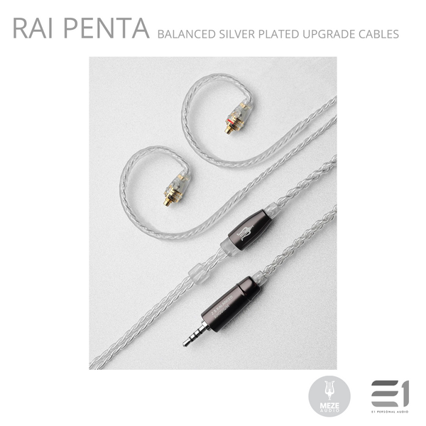 Meze, MEZE RAI PENTA BALANCED SILVER PLATED UPGRADE CABLES - Buy at E1 Personal Audio Singapore
