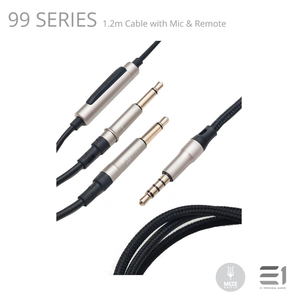 Meze, Meze 99 Series 1.2m Cable with Mic & Remote - Buy at E1 Personal Audio Singapore