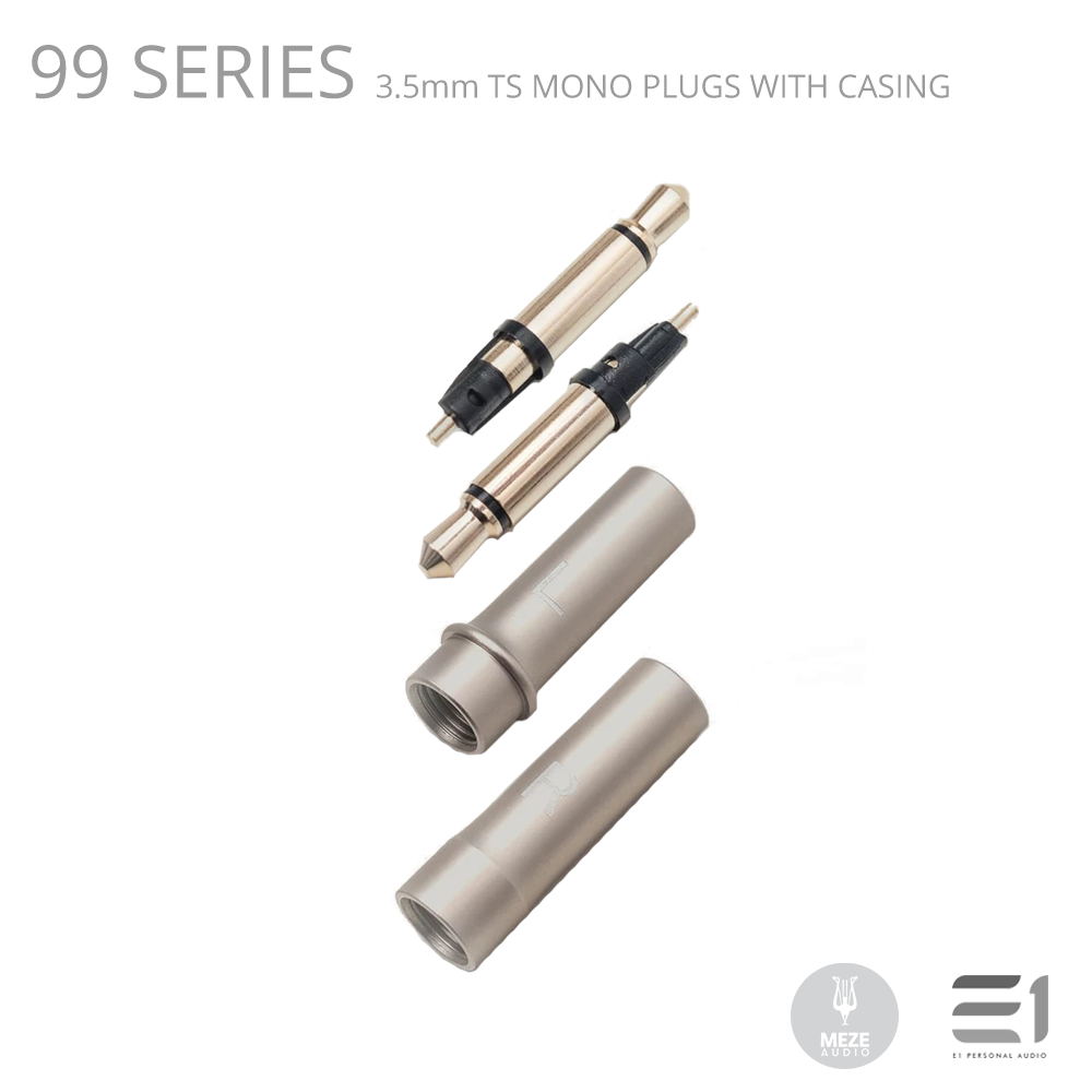 Meze, 99 Series 3.5mm TS mono plugs with casing - Buy at E1 Personal Audio Singapore