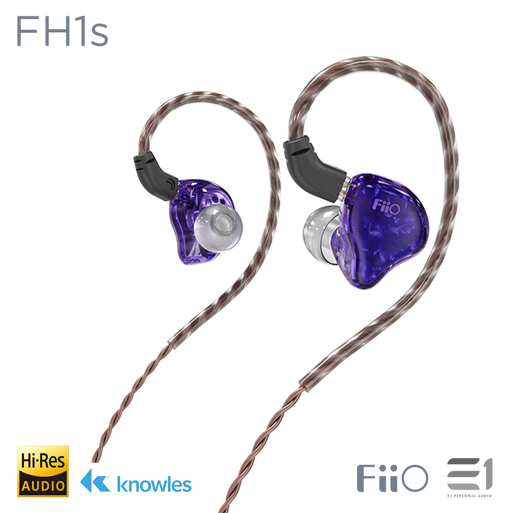 FiiO, FiiO FH1s Dual Driver Hybrid Earphones - Buy at E1 Personal Audio Singapore