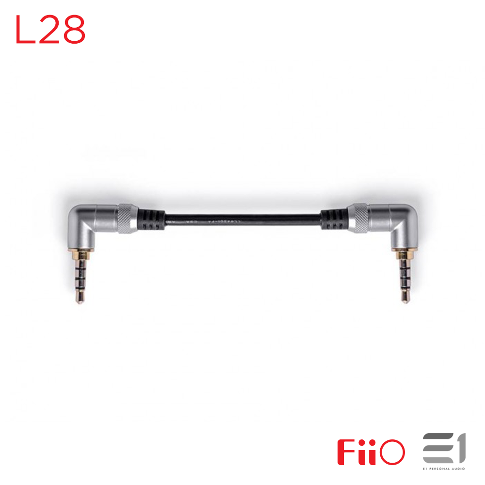 FiiO, FiiO L28 3.5mm to 3.5mm Adapter Cable - Buy at E1 Personal Audio Singapore