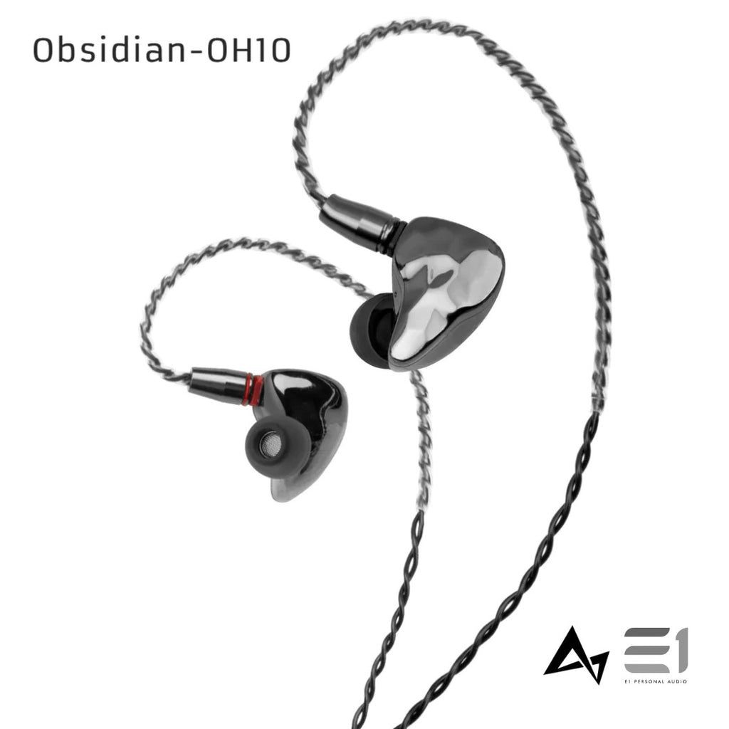 0h10 iKKo OH10 Obsidian Universal-Fit In-ear Monitors– E1 Personal Audio ...