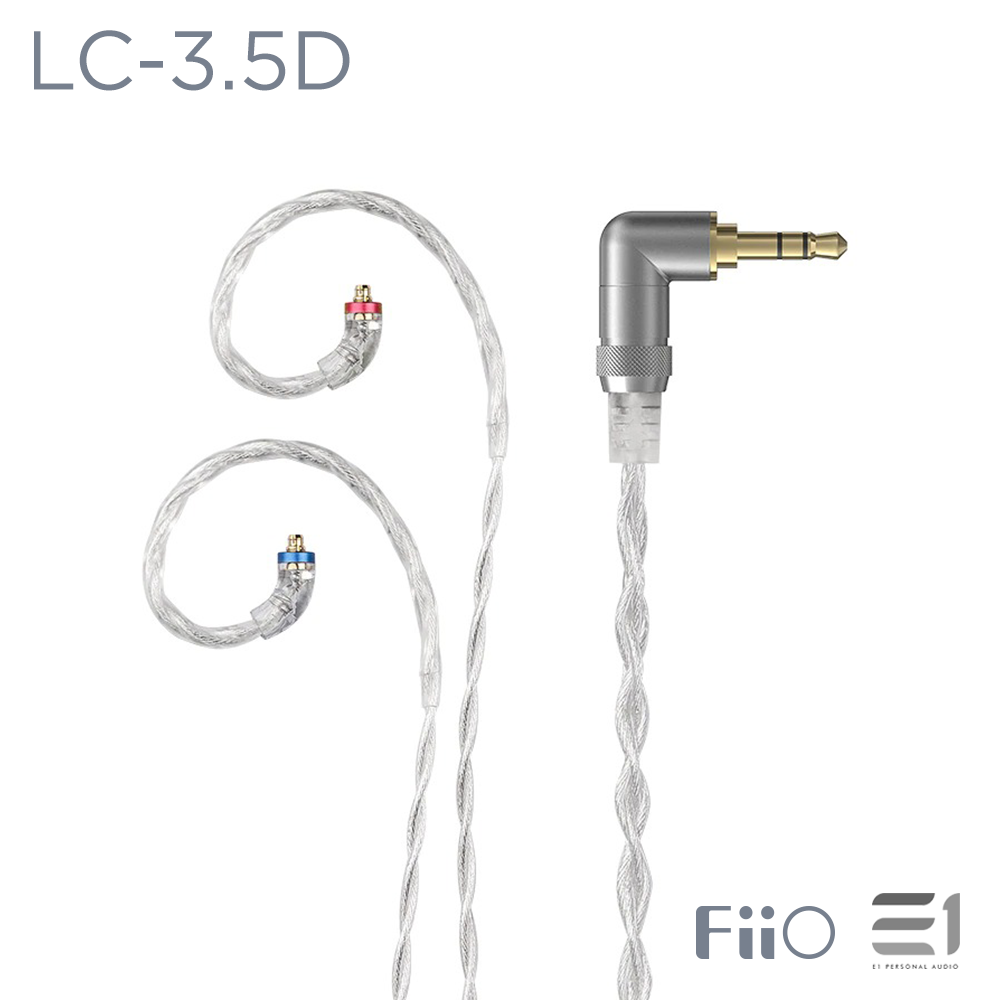 FiiO, FiiO LC-3.5D Replacement Cable for MMCX Connector (3.5mm Single-ended) - Buy at E1 Personal Audio Singapore