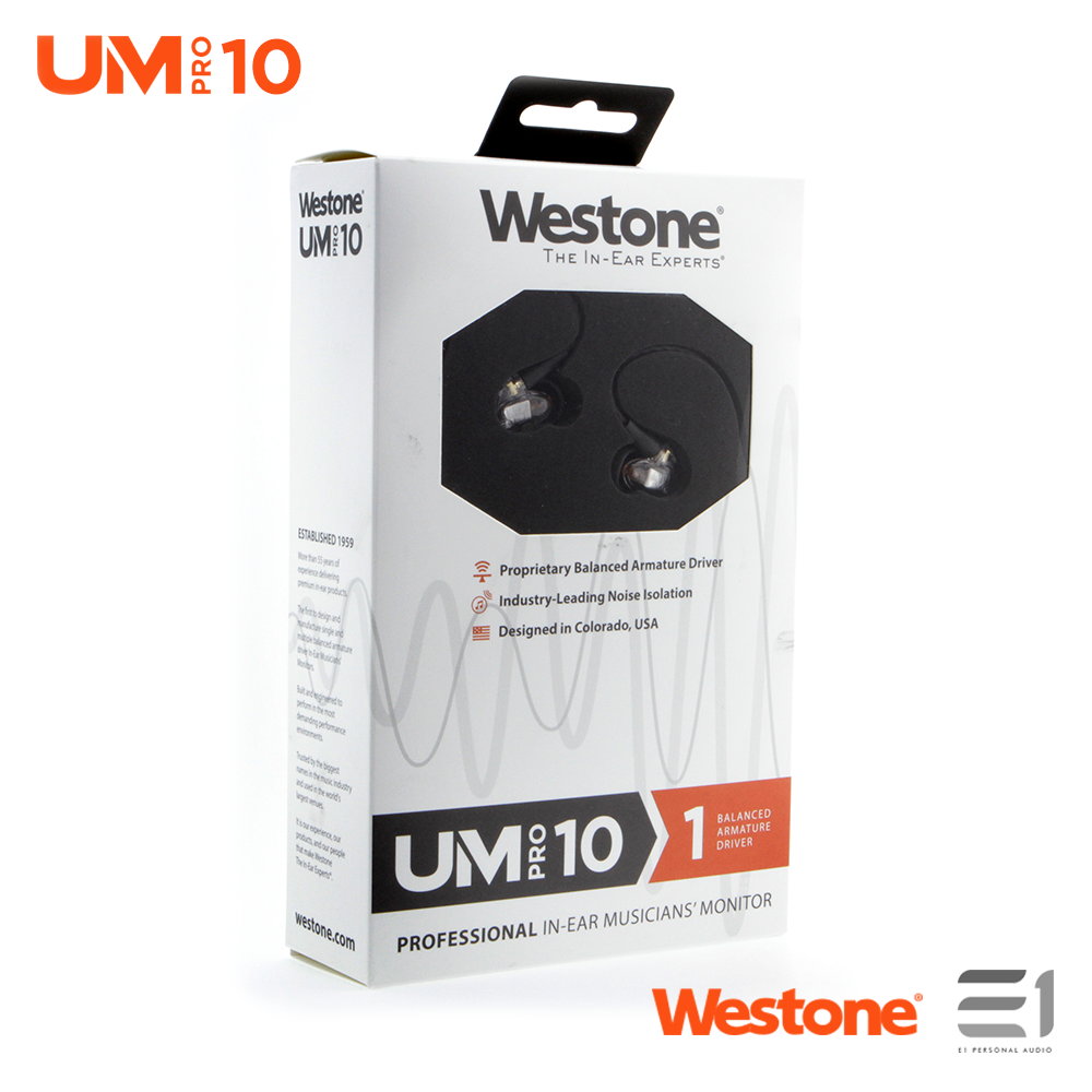 Westone, WESTONE UM PRO 10 In-ear Monitors - Buy at E1 Personal Audio Singapore