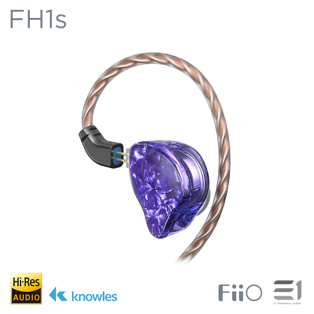 FiiO, FiiO FH1s Dual Driver Hybrid Earphones - Buy at E1 Personal Audio Singapore
