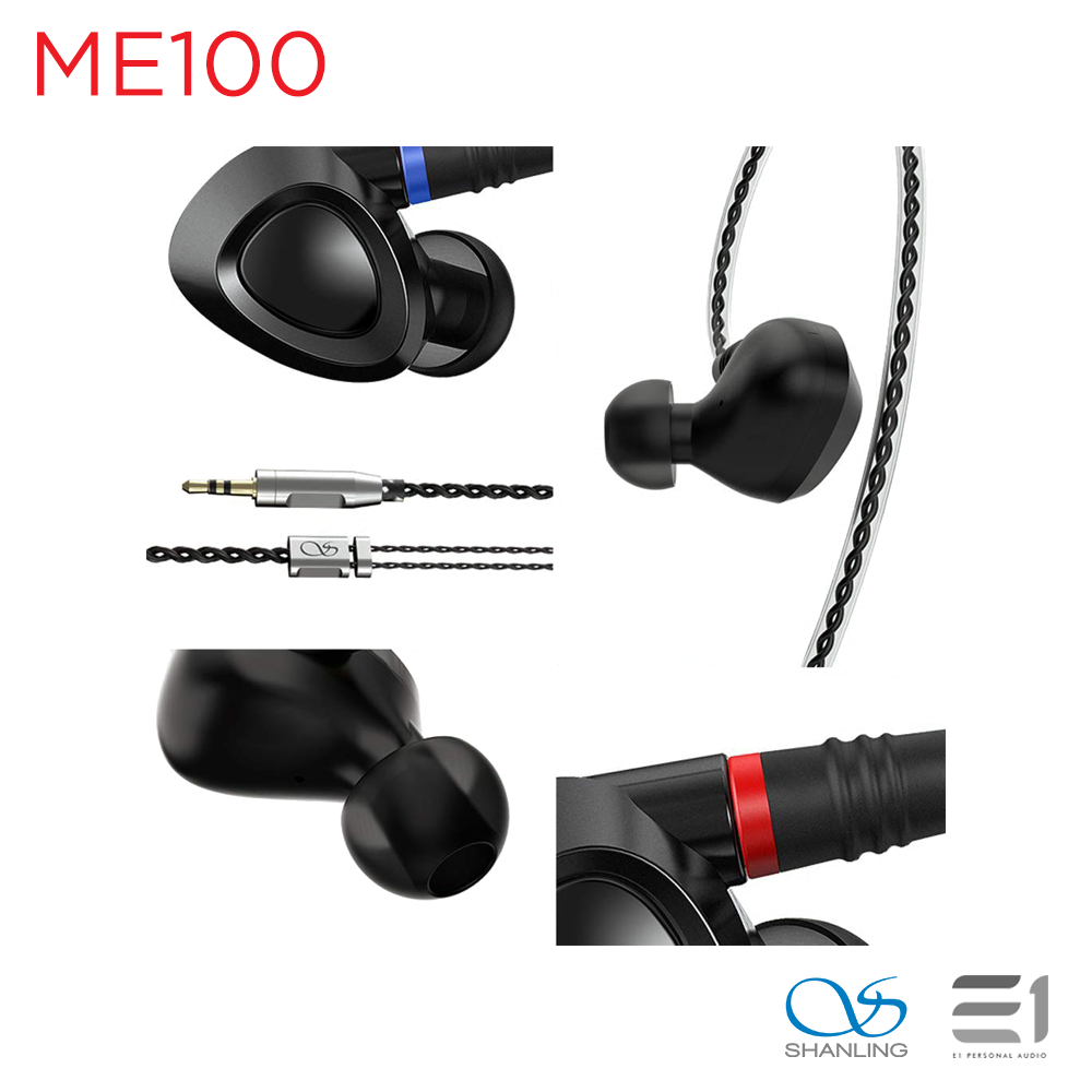 Shanling, Shanling ME100 Nanocomposite Dynamic Driver In-Earphones - Buy at E1 Personal Audio Singapore