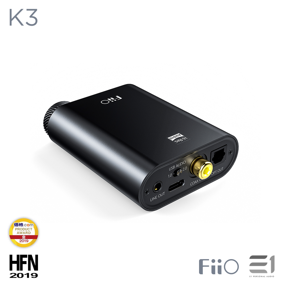 FiiO, FiiO K3 Headphone DAC & Amplifier - Buy at E1 Personal Audio Singapore
