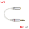FiiO, FiiO L26 3.5mm Male to 2.5mm TRRS Female Audio Adapter Cable - Buy at E1 Personal Audio Singapore