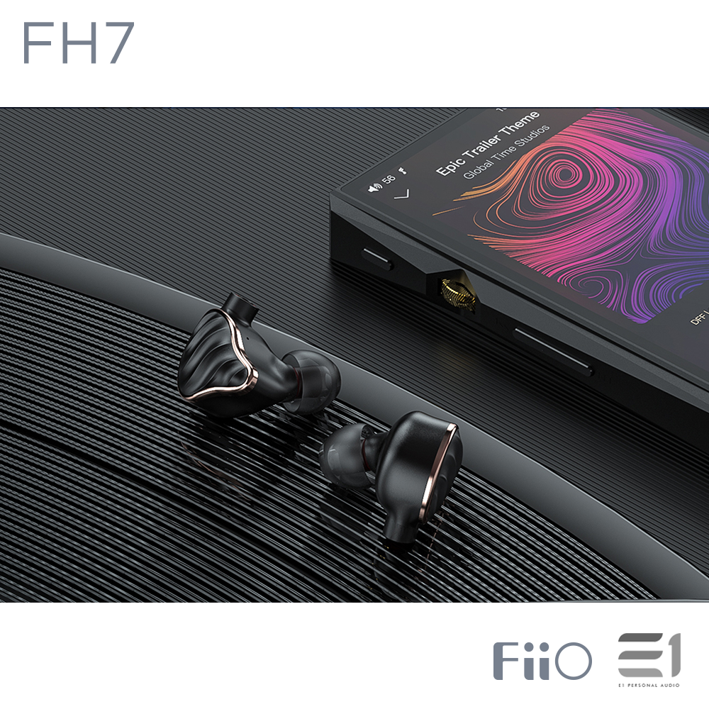 FiiO, FiiO FH7 4 BA 1 Dynamic Driver Flagship In Ear - Buy at E1 Personal Audio Singapore