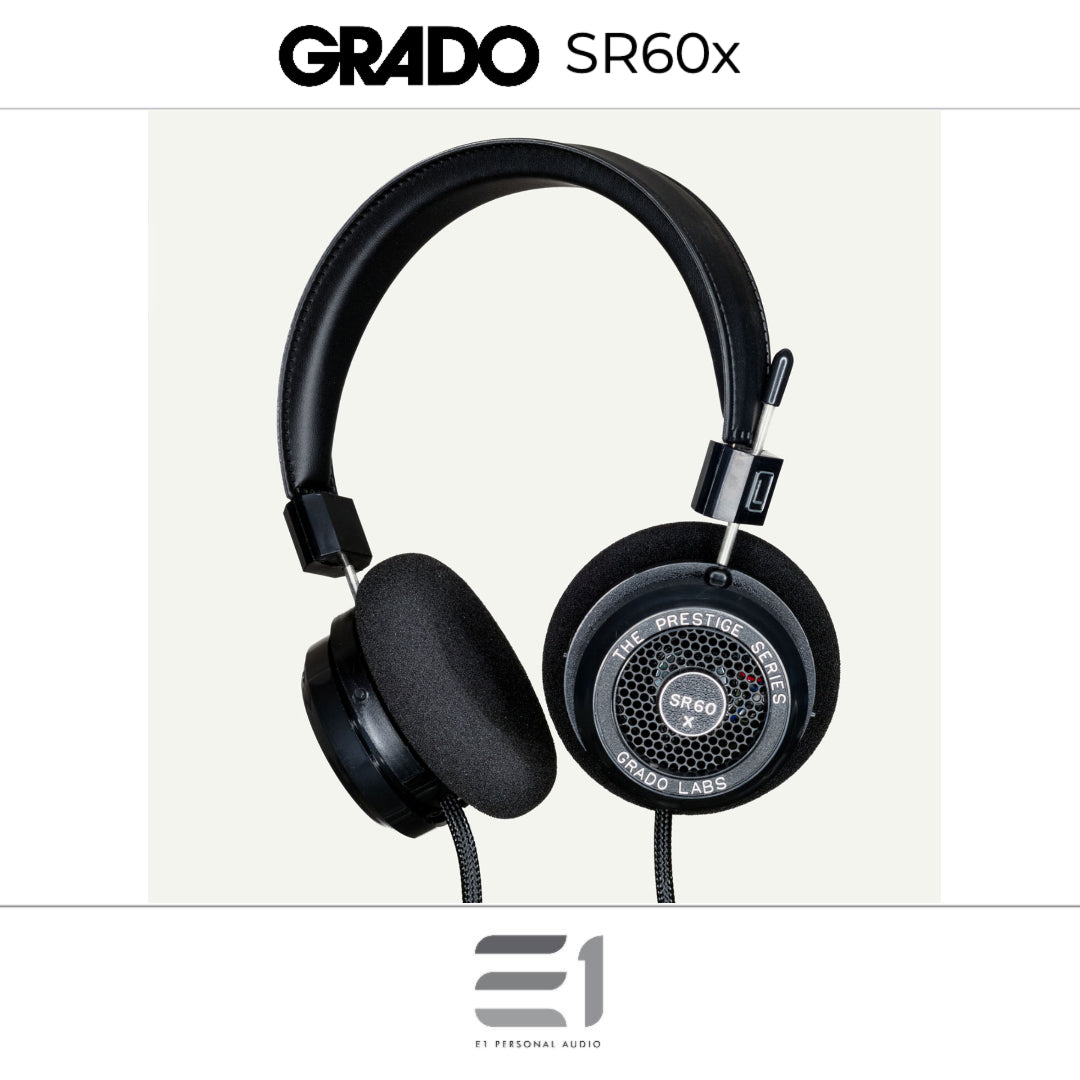 GRADO SR60X PRESTIGE SERIES ON EAR HEADPHONES E1 Personal Audio
