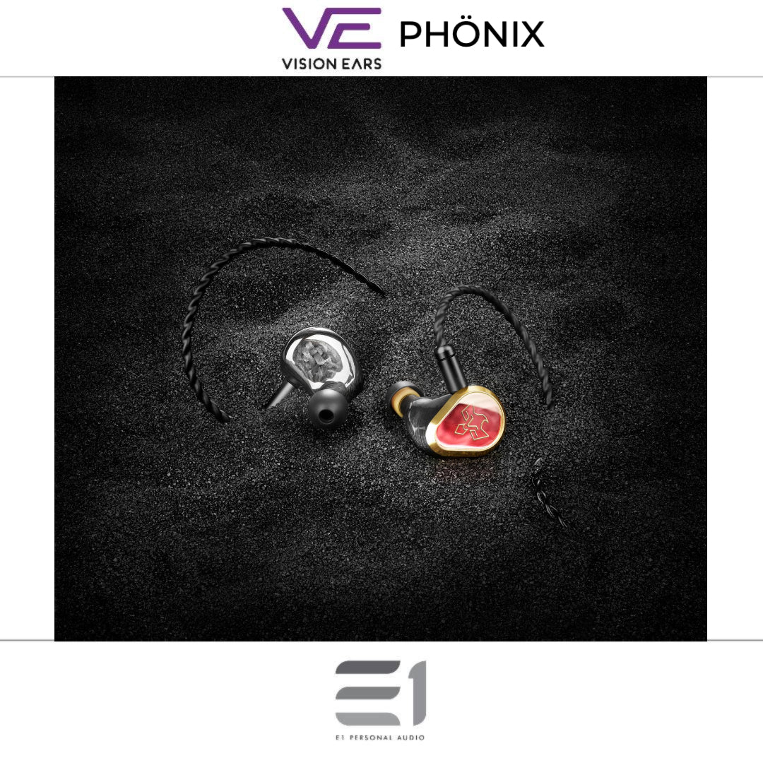 VISION EARS PHÖNIX Universal-Fit In-ear Monitors– E1 Personal